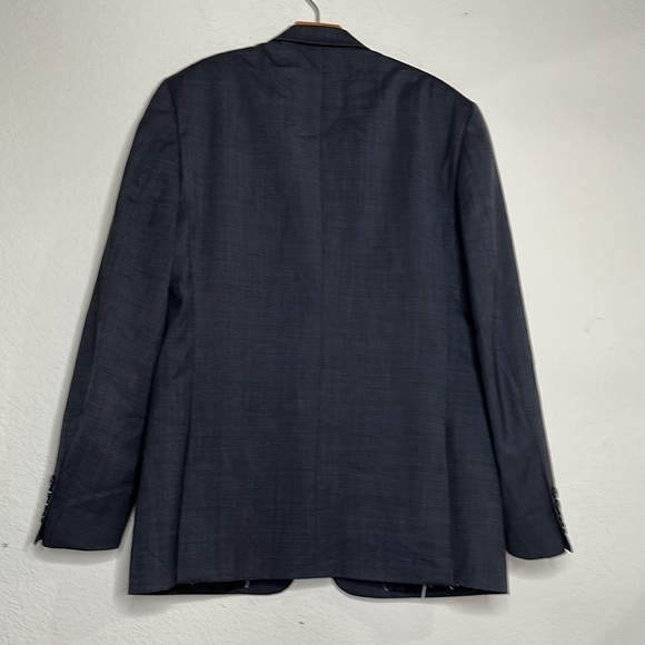 BarIII 100% Wool Oversized Boyfriend Blazer Gray Extra Large Lined Dark Academia - Picture 5 of 14